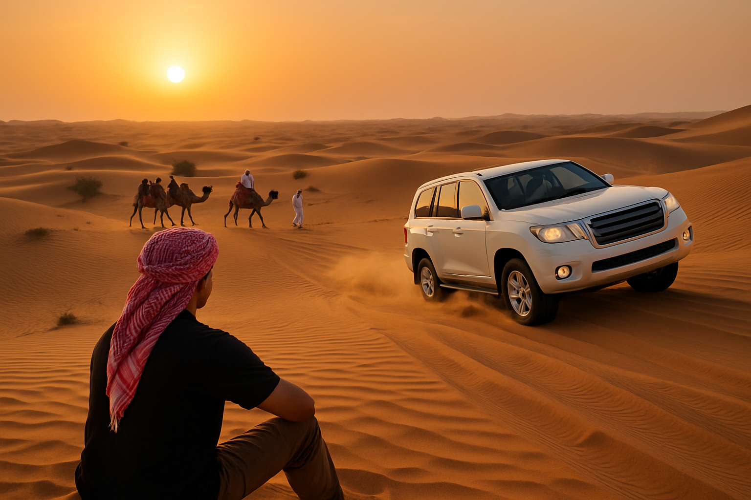 Desert safari adventure in Dubai